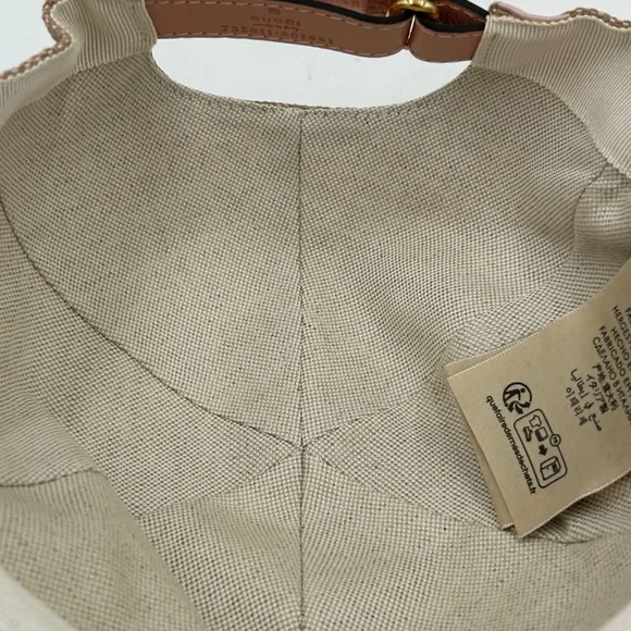 Women’s Gucci jumbo GG canvas, baseball hat in beige and pink size XL Italy - Picture 9 of 10